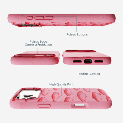Bubblegum Pink Sardine Stream iPhone 17 Pro Max Case