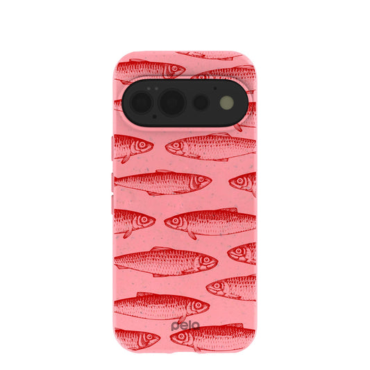 Bubblegum Pink Sardine Stream Google Pixel 11 Pro Case