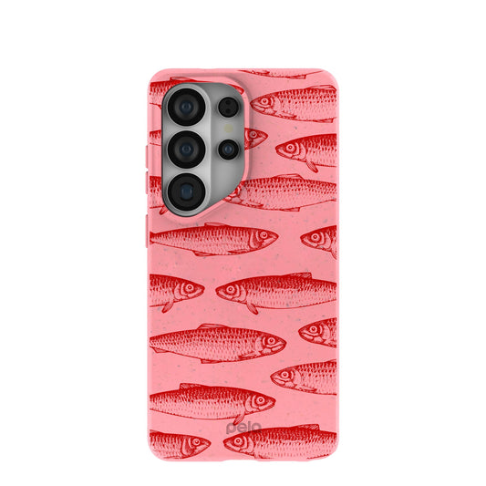 Bubblegum Pink Sardine Stream Samsung Galaxy S26 Ultra Case