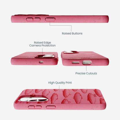 Bubblegum Pink Sardine Stream Samsung Galaxy S26 Case