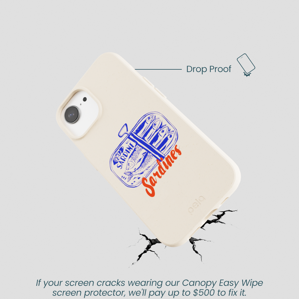 Seashell Sardines iPhone 16e/17e Case