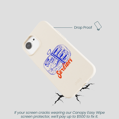 Seashell Sardines iPhone 16e/17e Case