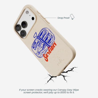 Seashell Sardines iPhone 17 Pro Case