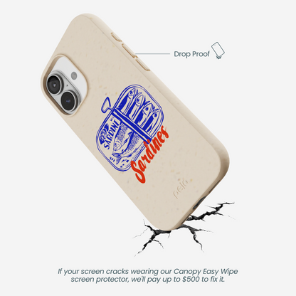 Seashell Sardines iPhone 17 Case