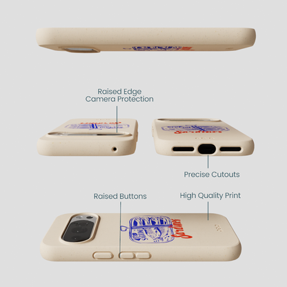 Seashell Sardines Google Pixel 10/10 Pro Case