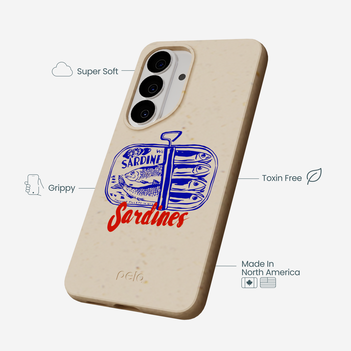 Seashell Sardines Samsung Galaxy S26 Case