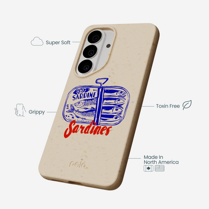 Seashell Sardines Samsung Galaxy S26 Case