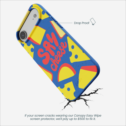 Electric Blue Say Cheese iPhone Air Case