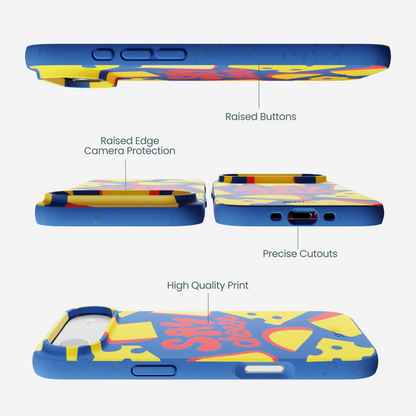 Electric Blue Say Cheese iPhone Air Case