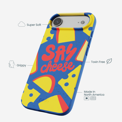 Electric Blue Say Cheese iPhone Air Case