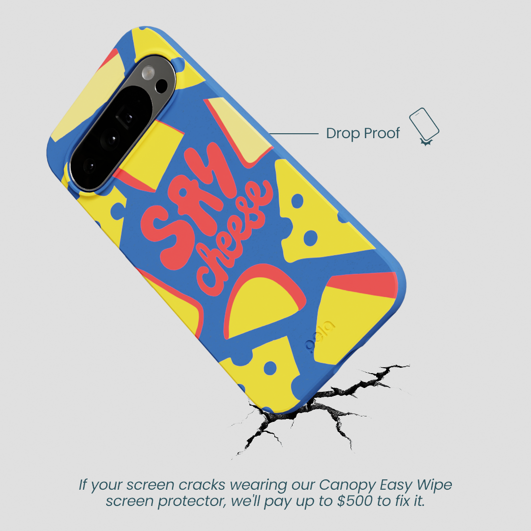 Electric Blue Say Cheese Google Pixel 10 Pro XL Case