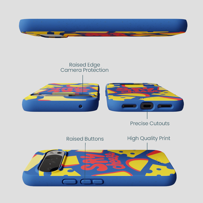 Electric Blue Say Cheese Google Pixel 10 Pro XL Case