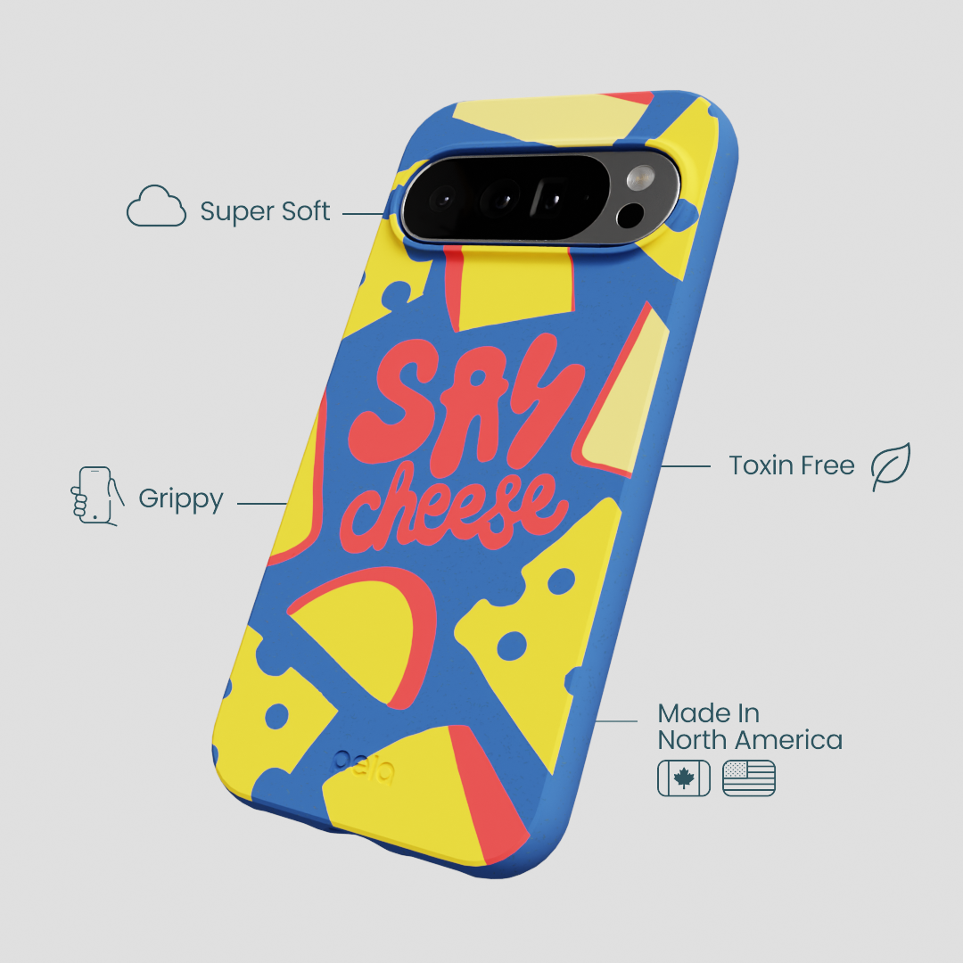 Electric Blue Say Cheese Google Pixel 10 Pro XL Case