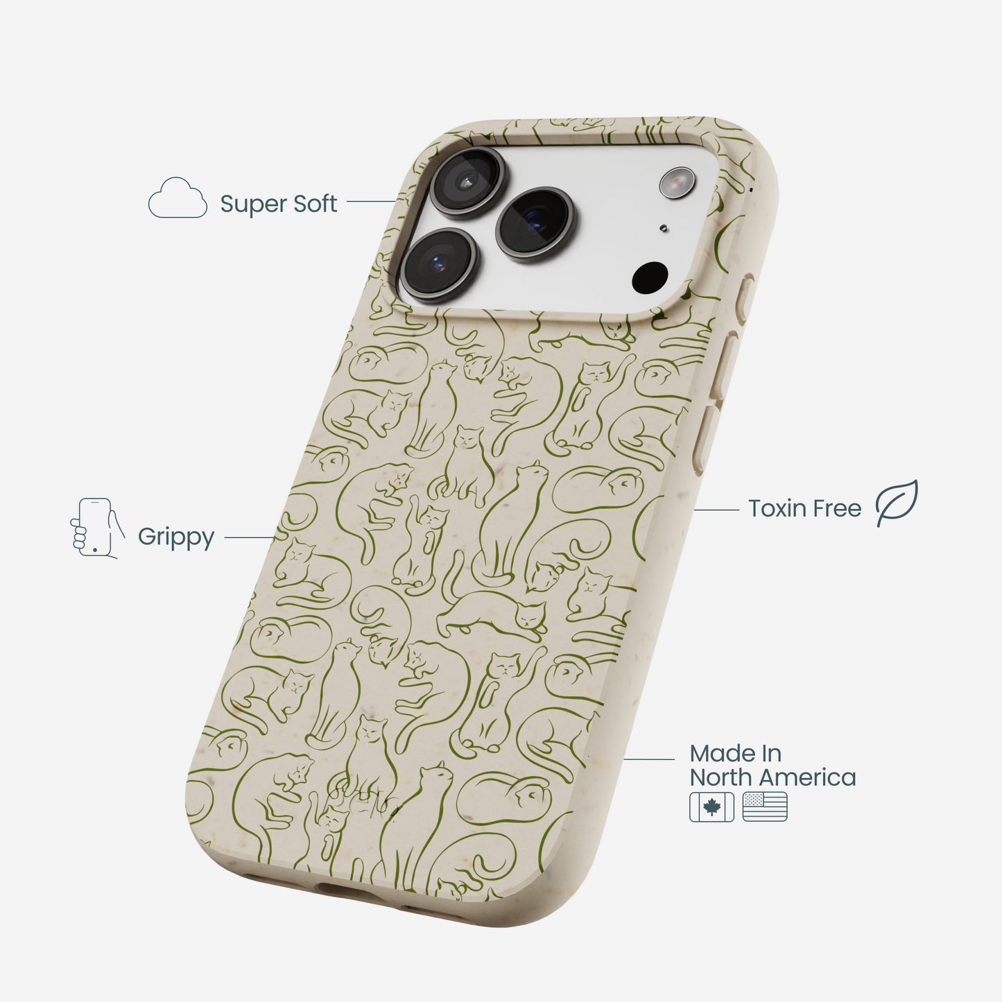 London Fog Say Meow iPhone 17 Pro Case