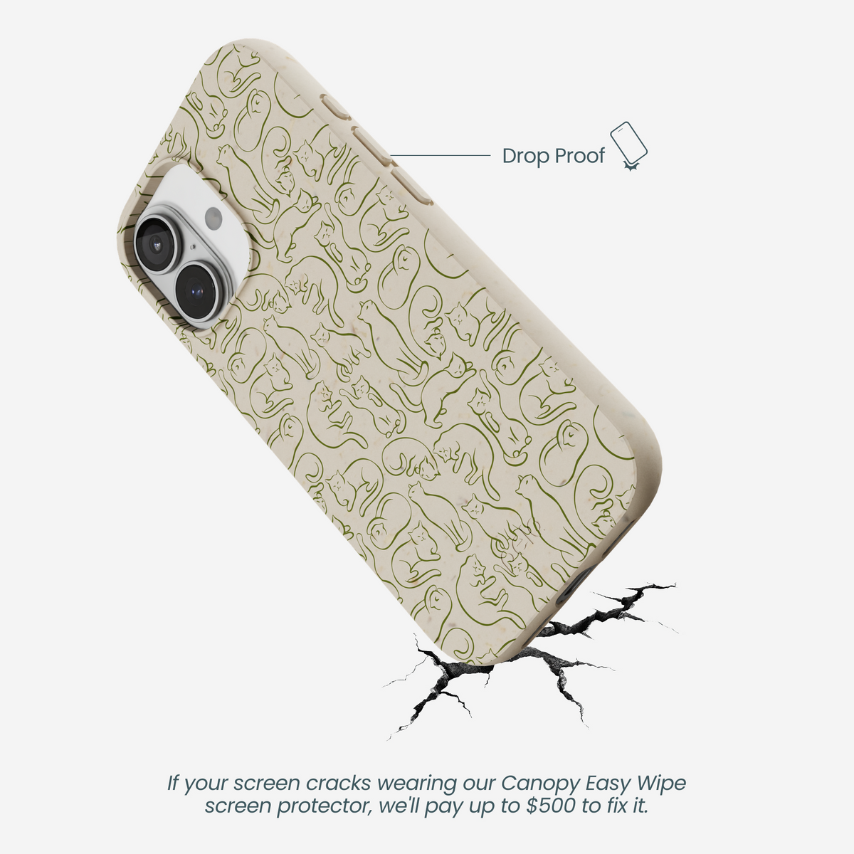 London Fog Say Meow iPhone 17 Case