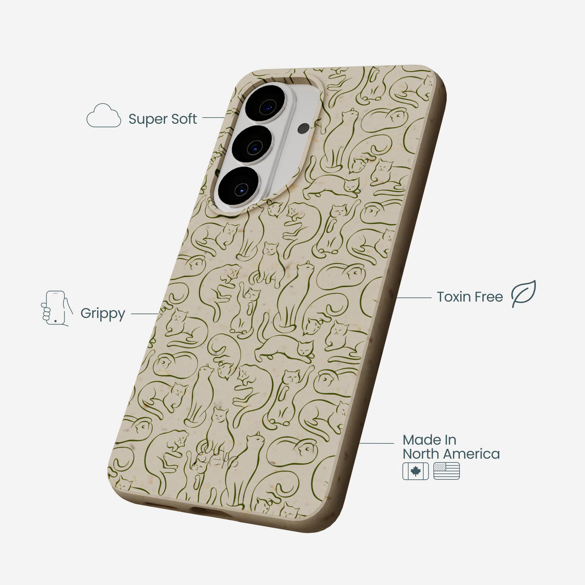 London Fog Say Meow Samsung Galaxy S26 Case