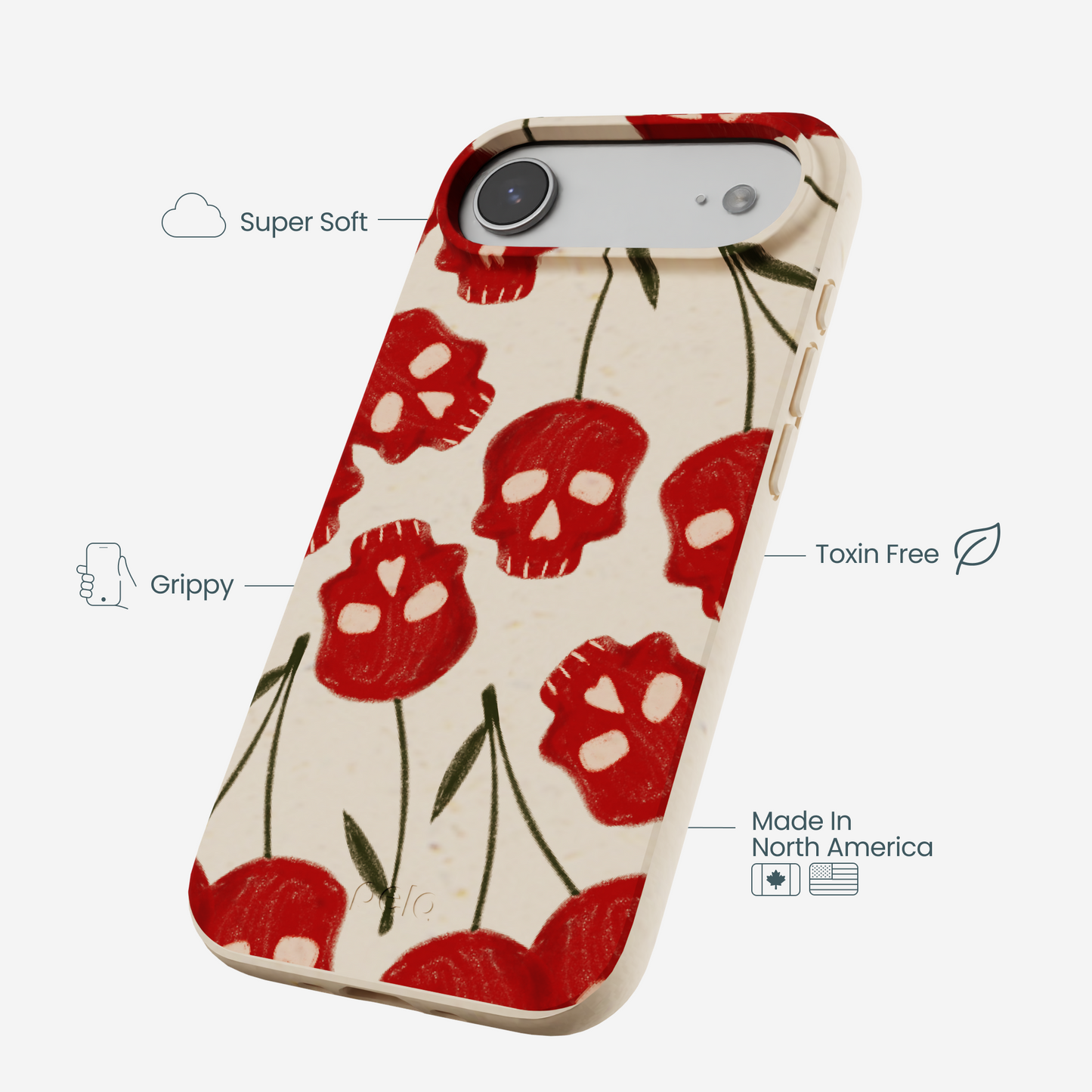 Seashell Scary Cherry iPhone Air Case