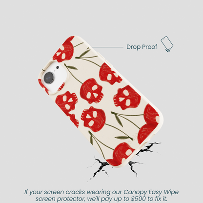 Seashell Scary Cherry iPhone 16e/17e Case