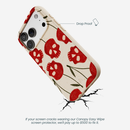 Seashell Scary Cherry iPhone 17 Pro Case