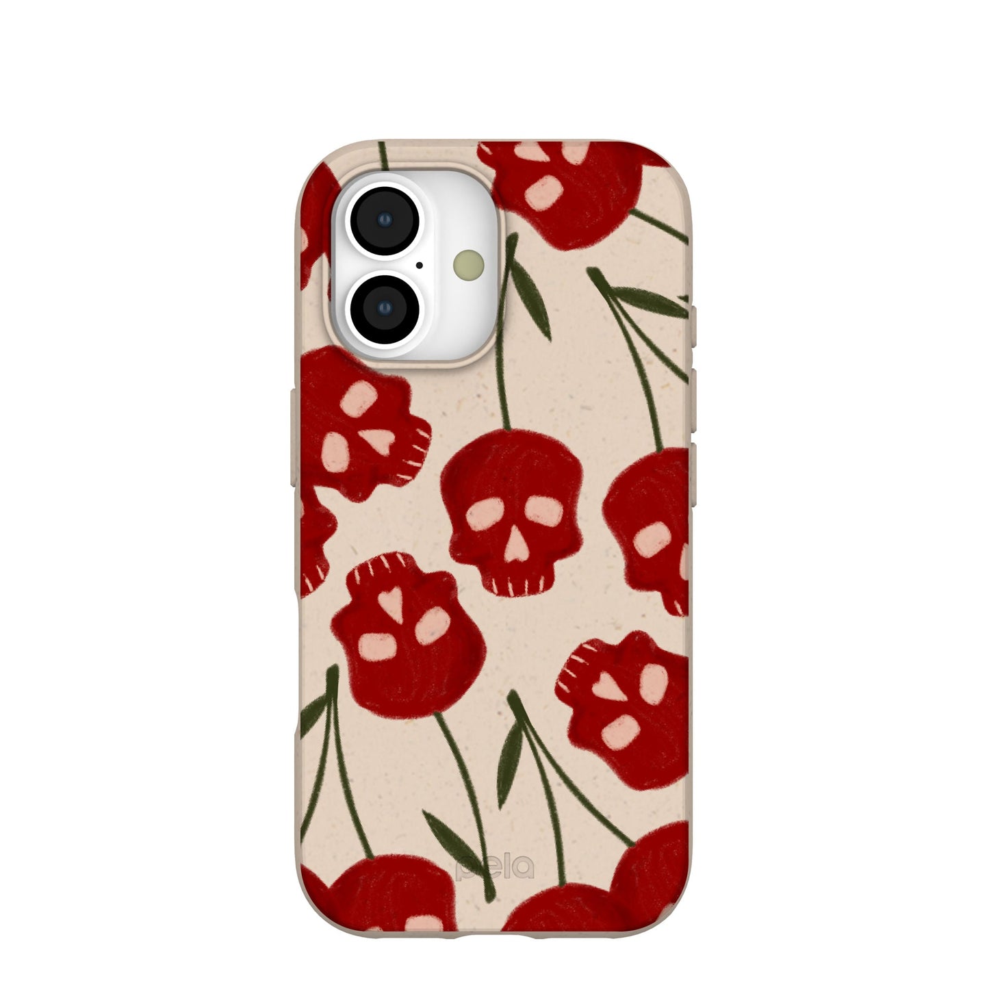 Seashell Scary Cherry iPhone 17 Case