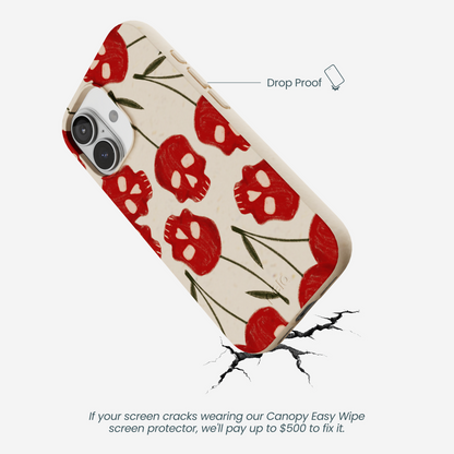 Seashell Scary Cherry iPhone 17 Case
