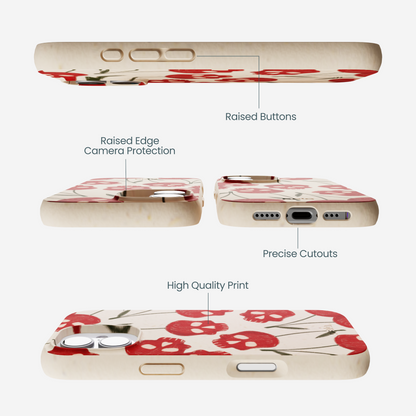 Seashell Scary Cherry iPhone 17 Case