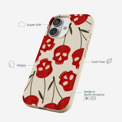 Seashell Scary Cherry iPhone 17 Case