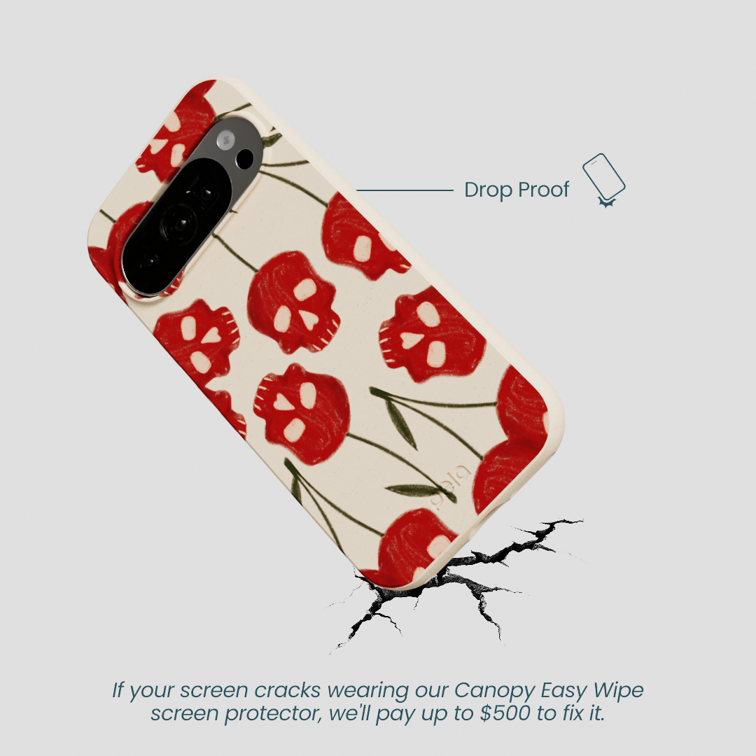 Seashell Scary Cherry Google Pixel 10/10 Pro Case