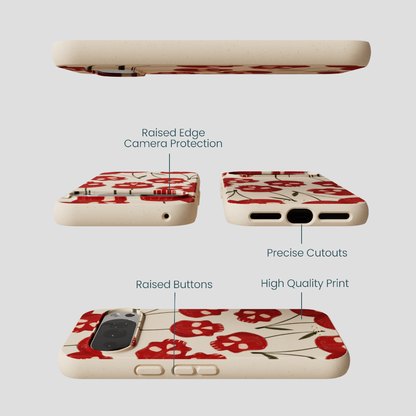 Seashell Scary Cherry Google Pixel 10/10 Pro Case