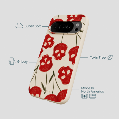 Seashell Scary Cherry Google Pixel 10/10 Pro Case