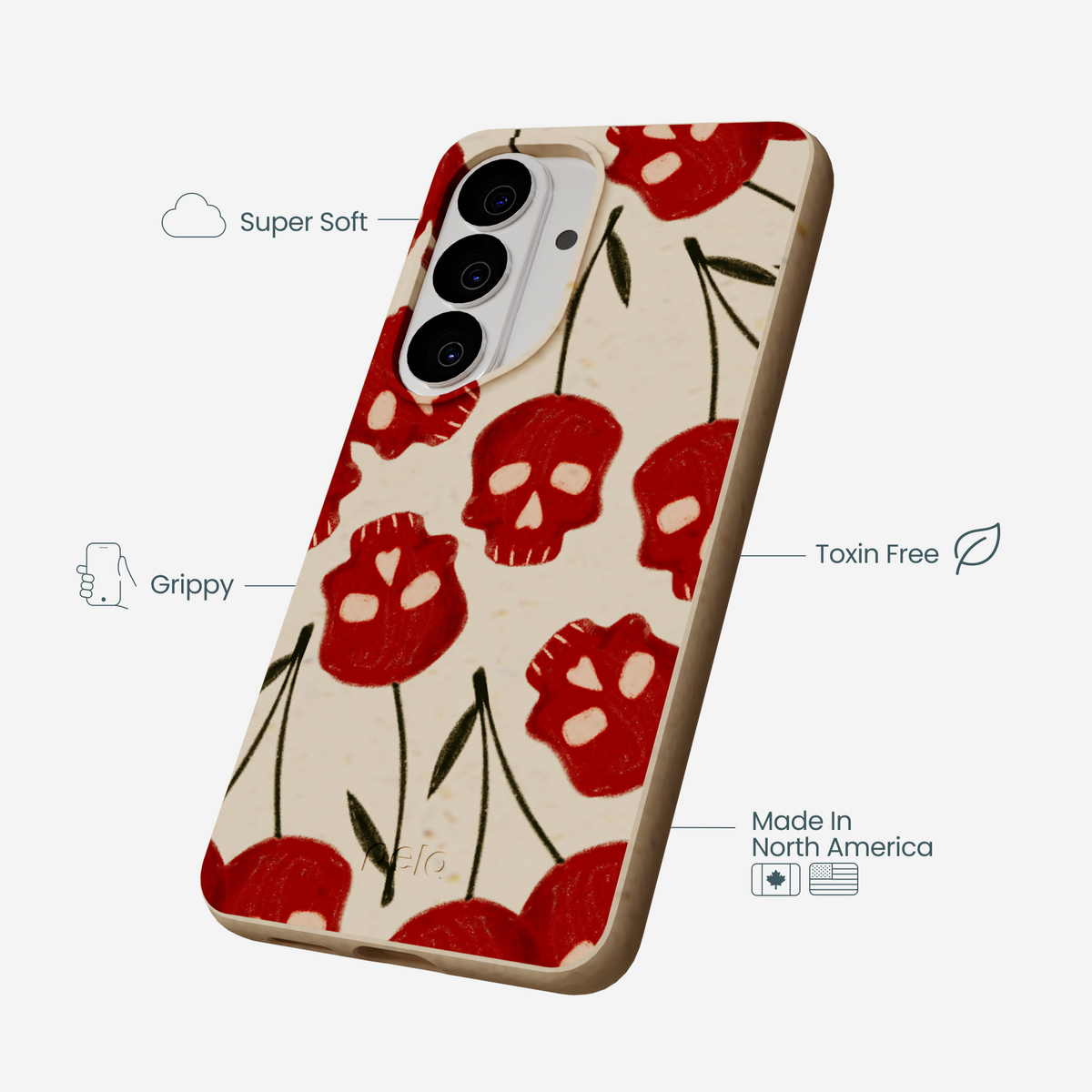 Seashell Scary Cherry Samsung Galaxy S26 Case