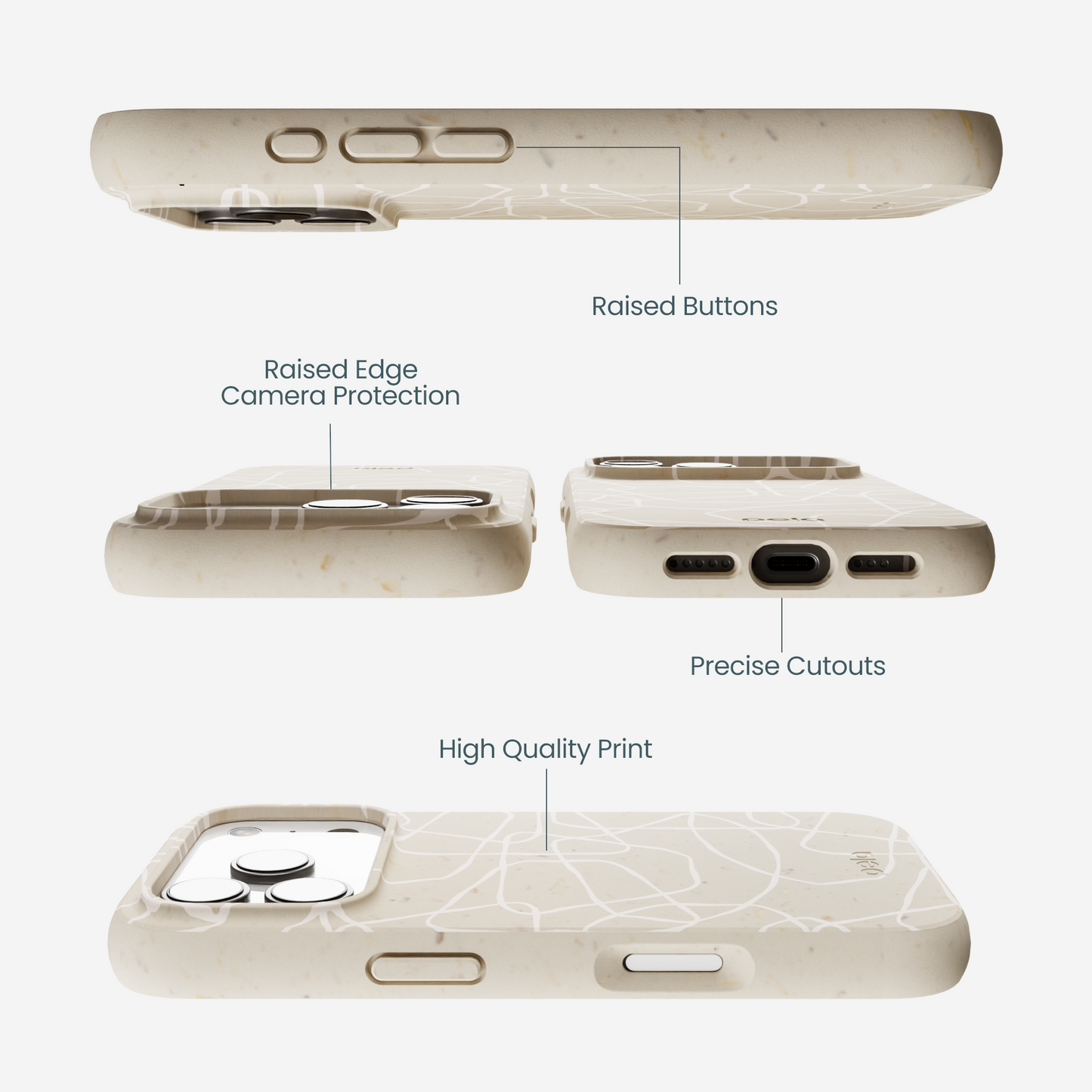 London Fog Scattered iPhone 17 Pro Case