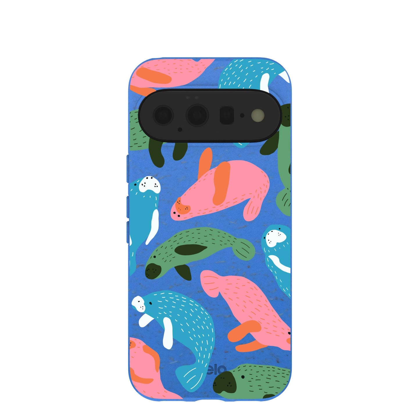Electric Blue Sea Cows Google Pixel 11 Case