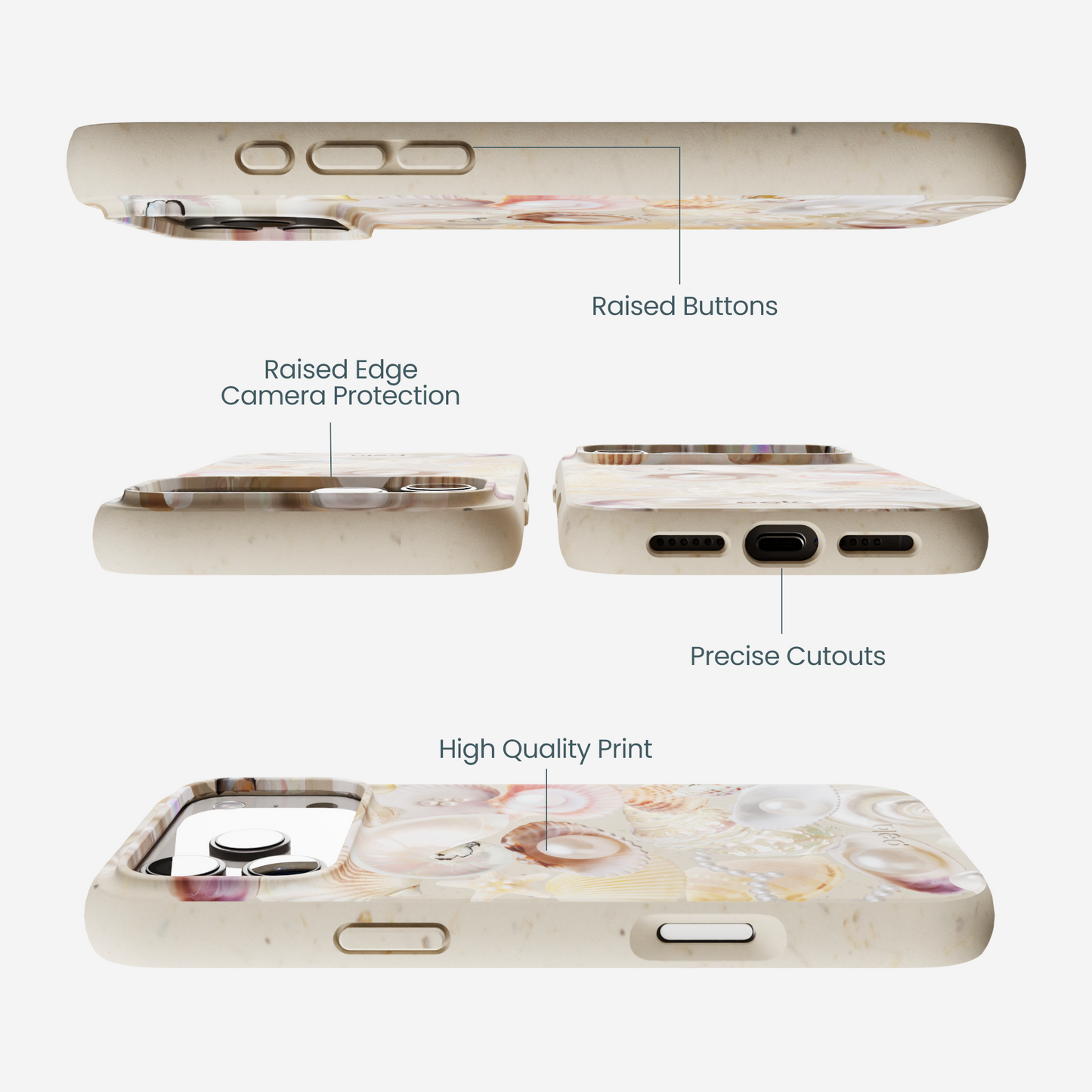 London Fog Sea Gems iPhone 17 Pro Max Case