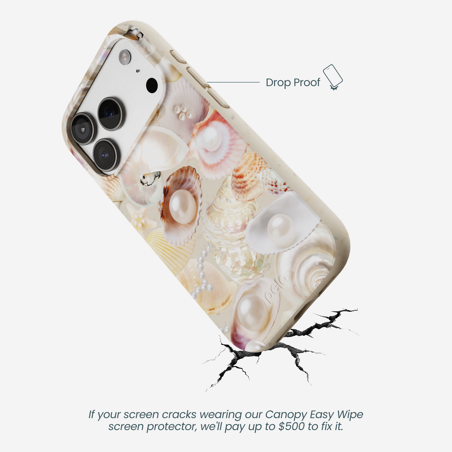London Fog Sea Gems iPhone 17 Pro Case