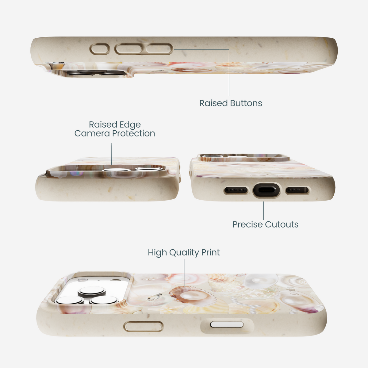 London Fog Sea Gems iPhone 17 Pro Case