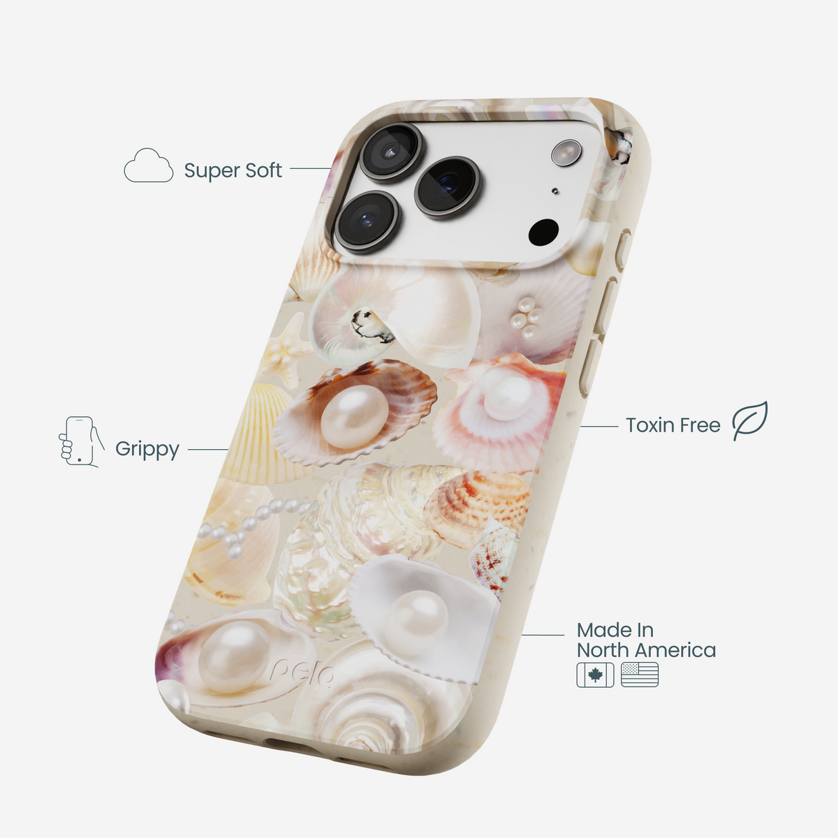 London Fog Sea Gems iPhone 17 Pro Case