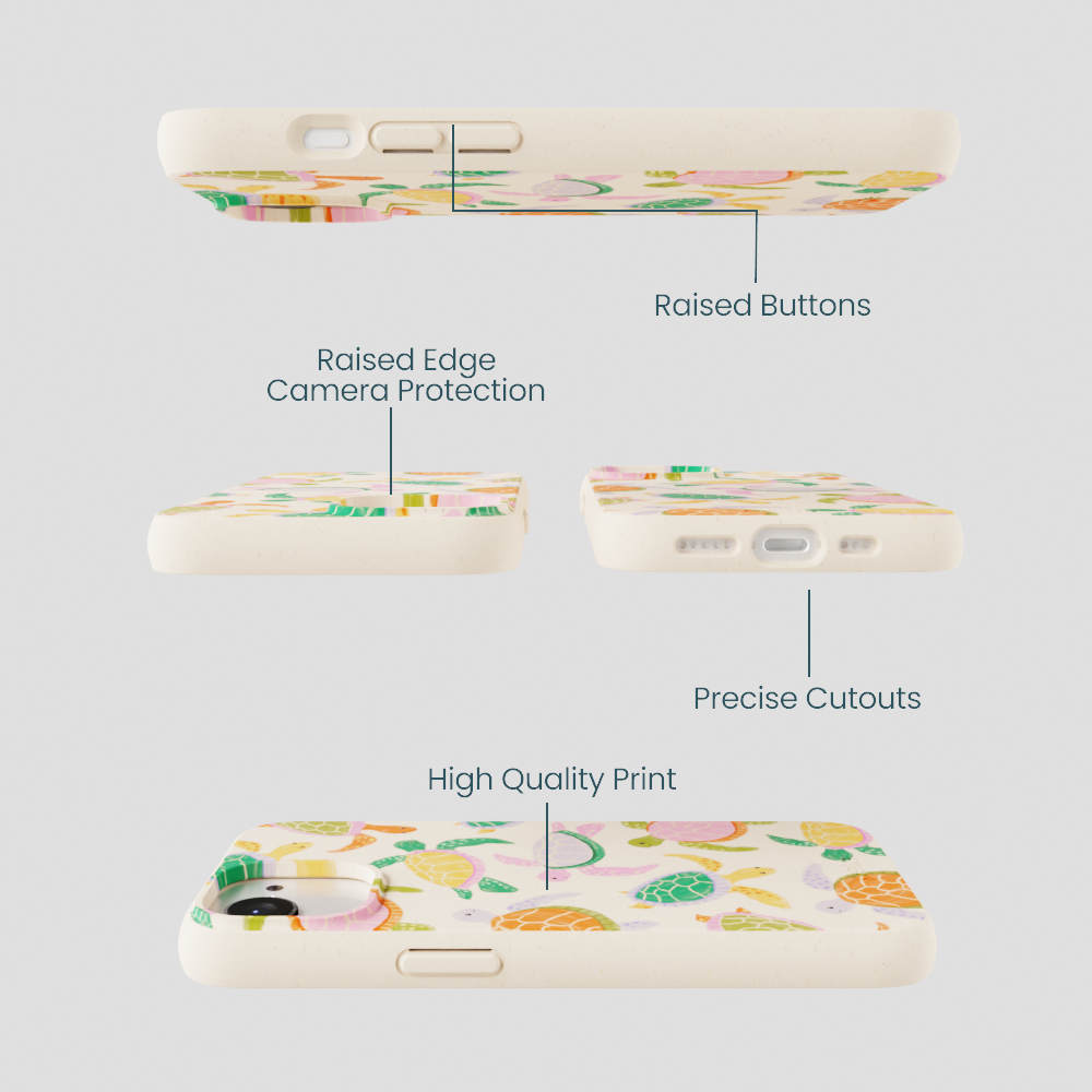 Seashell Sea Turtle Party iPhone 16e/17e Case