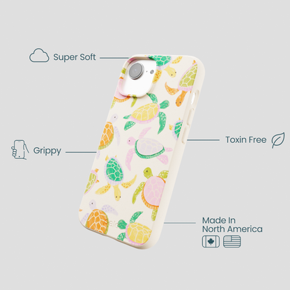 Seashell Sea Turtle Party iPhone 16e/17e Case