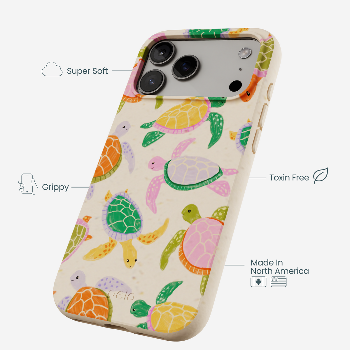 Seashell Sea Turtle Party iPhone 17 Pro Max Case