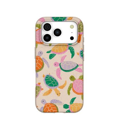 Seashell Sea Turtle Party iPhone 17 Pro Case