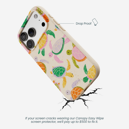 Seashell Sea Turtle Party iPhone 17 Pro Case