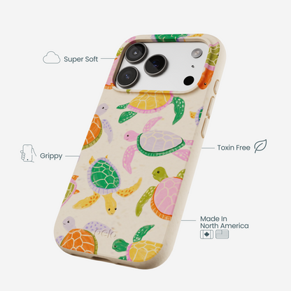 Seashell Sea Turtle Party iPhone 17 Pro Case