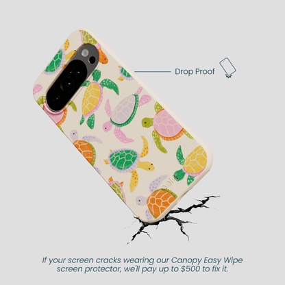 Seashell Sea Turtle Party Google Pixel 10/10 Pro Case
