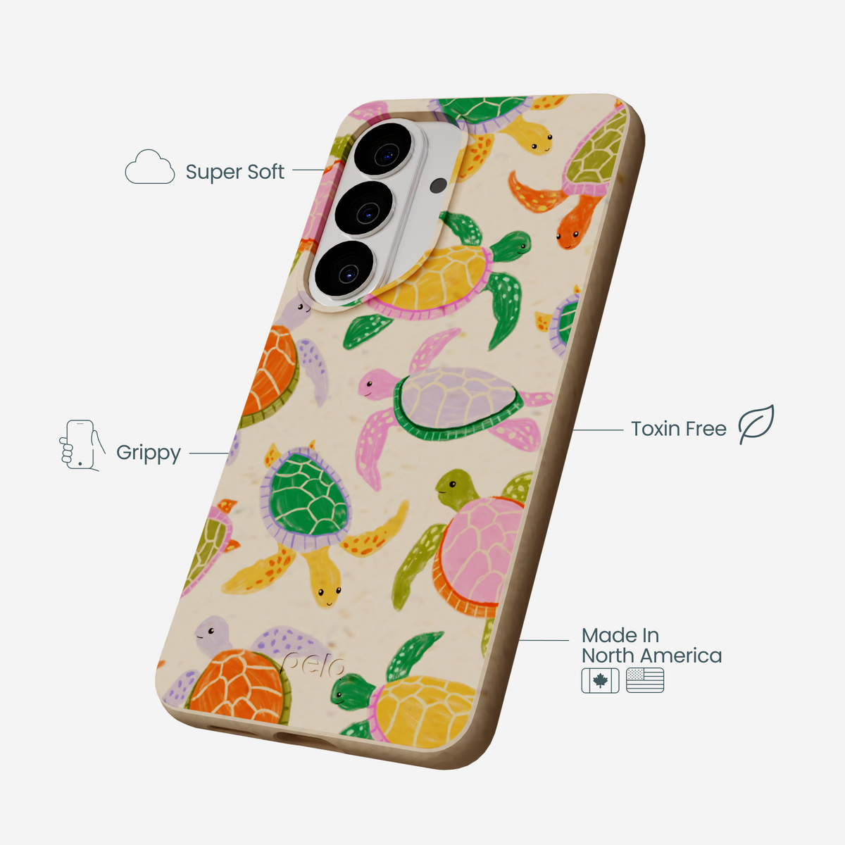 Seashell Sea Turtle Party Samsung Galaxy S26 Case