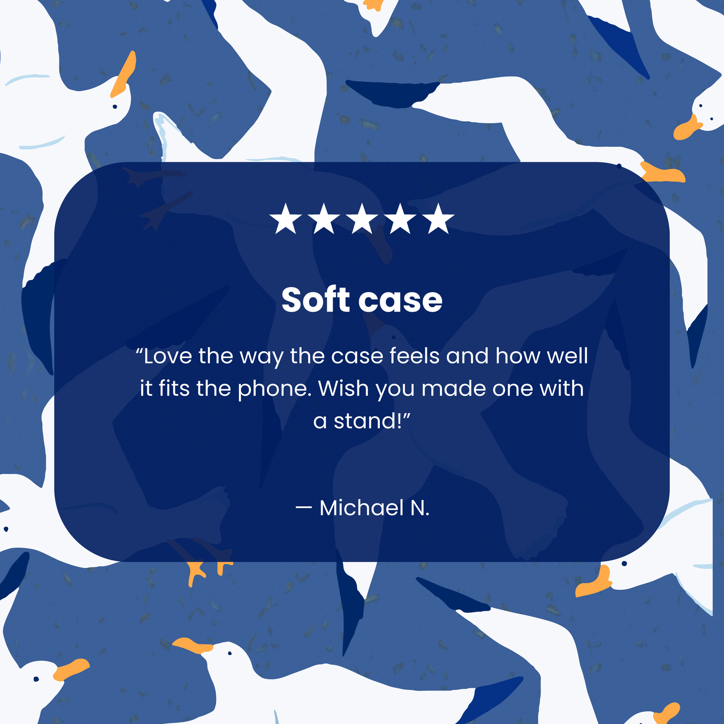 Electric Blue Seagulls Google Pixel 10a Case