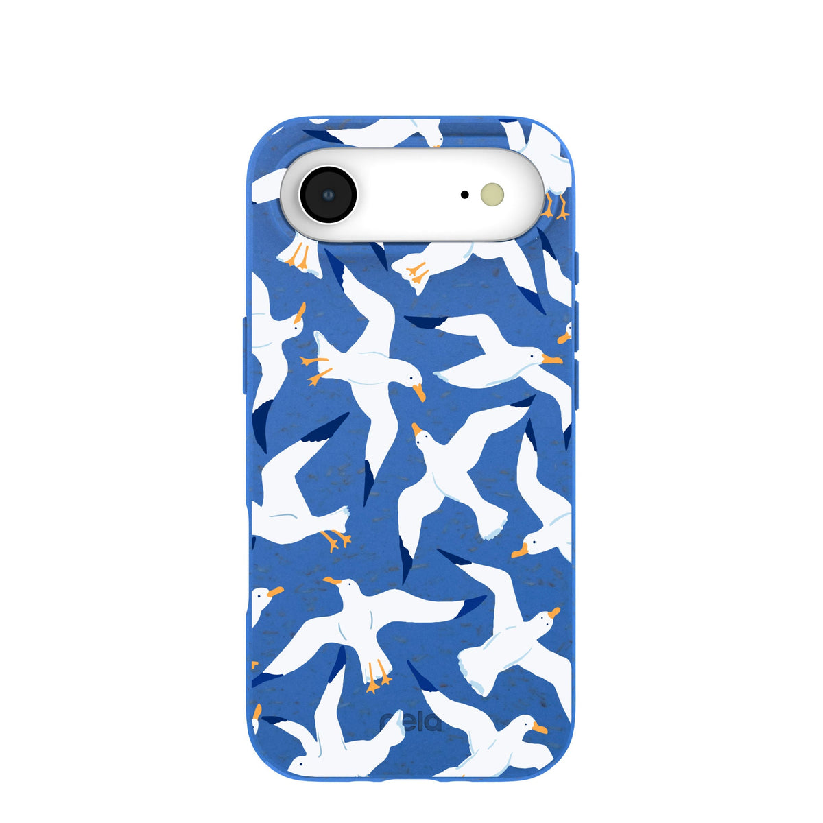 Electric Blue Seagulls iPhone Air Case