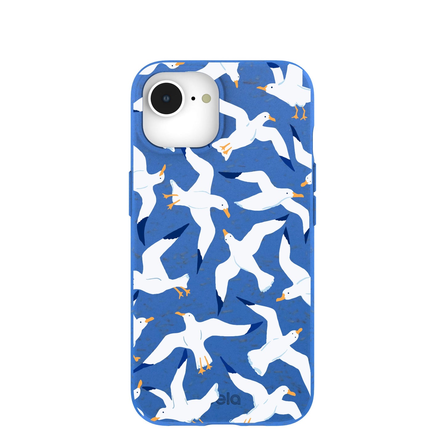 Electric Blue Seagulls iPhone 16e/17e Case