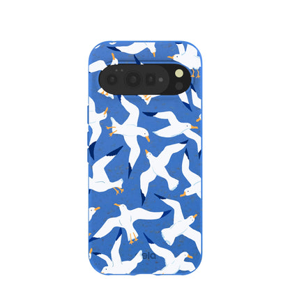Electric Blue Seagulls Google Pixel 10 Pro XL Case