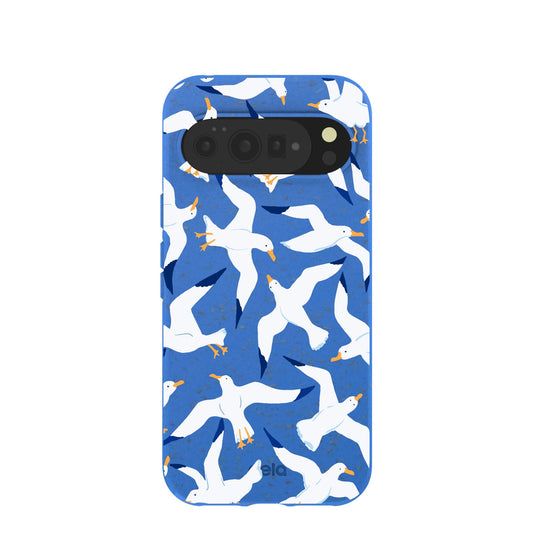 Electric Blue Seagulls Google Pixel 10 Pro XL Case